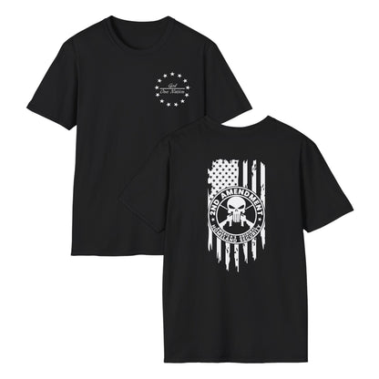 One Nation Under God - 2nd Amendment Cotton Tee Shirt