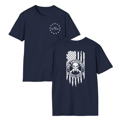 One Nation Under God - 2nd Amendment Cotton Tee Shirt