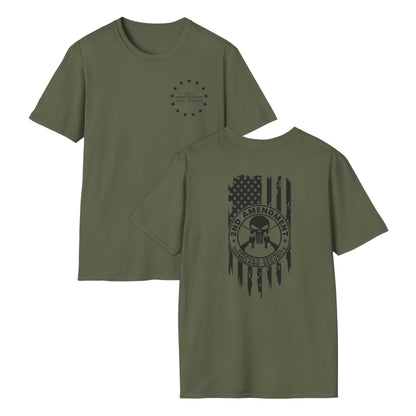 One Nation Under God - 2nd Amendment Cotton Tee Shirt