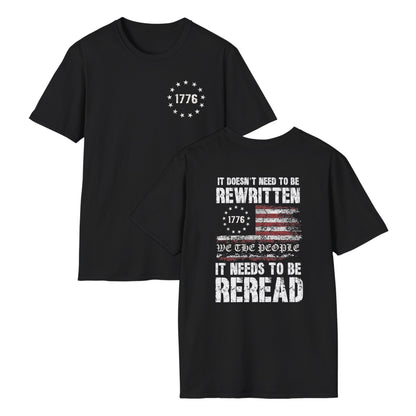 It Doesn't Need To Be Rewritten Cotton Tee Shirt