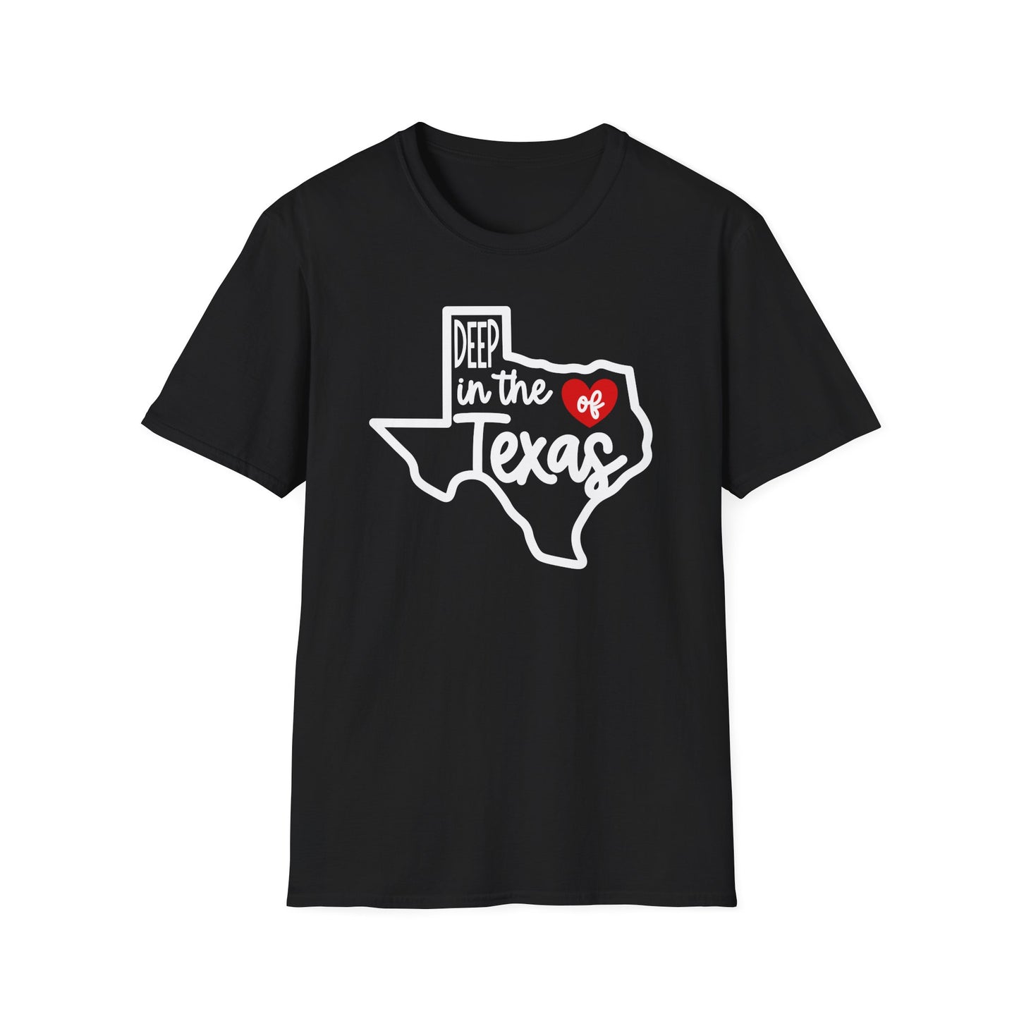 Deep in the Heart of Texas Cotton Tee Shirt
