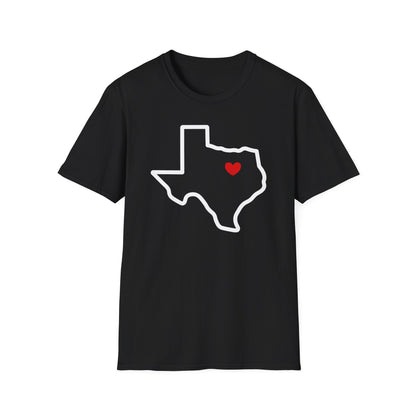 Dallas Heart Cotton Tee Shirt