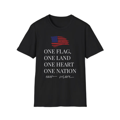 One Flag Cotton Tee Shirt