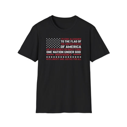 Pledge of Allegiance Cotton Tee Shirt