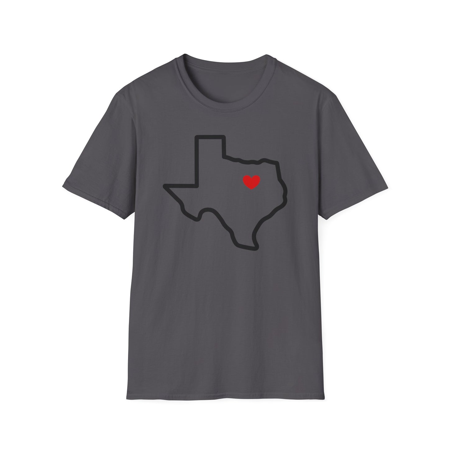 Dallas Heart Cotton Tee Shirt