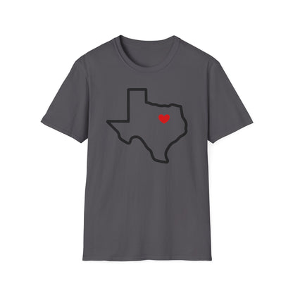 Dallas Heart Cotton Tee Shirt