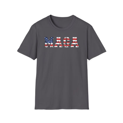 MAGA USA Flag Cotton Tee Shirt