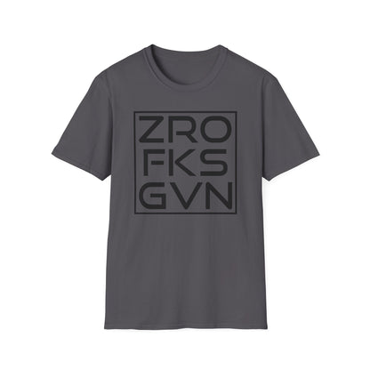 Zero Fucks Given Cotton Tee Shirt