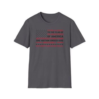 Pledge of Allegiance Cotton Tee Shirt
