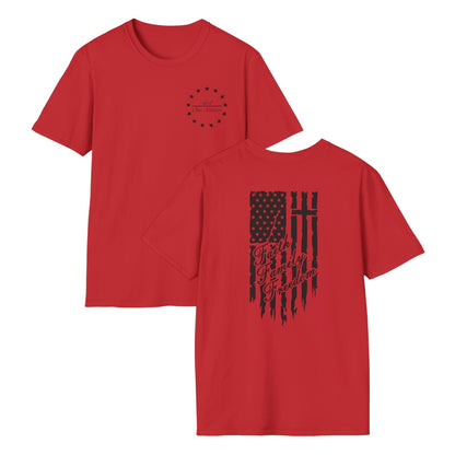 One Nation Under God - Faith Family Freedom Cotton Tee Shirt
