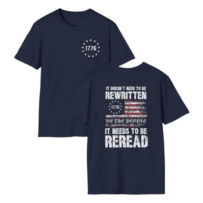 It Doesn't Need To Be Rewritten Cotton Tee Shirt