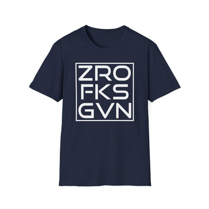 Zero Fucks Given Cotton Tee Shirt