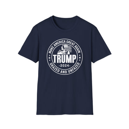 Trump - Grazed and Unfazed Cotton Tee Shirt