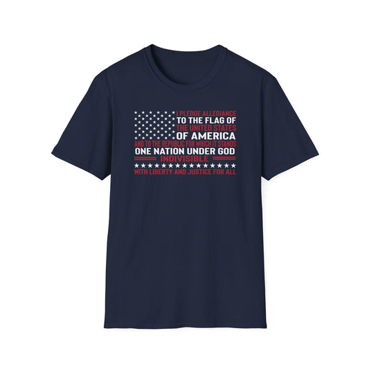 Pledge of Allegiance Cotton Tee Shirt