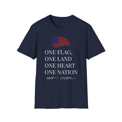 One Flag Cotton Tee Shirt