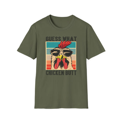 Guest What - Chicken Butt Cotton Tee Shirt