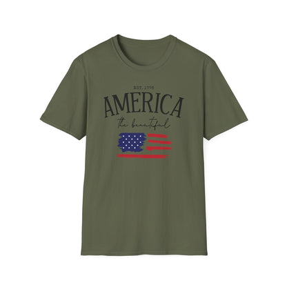 America The Beautiful Cotton Tee Shirt
