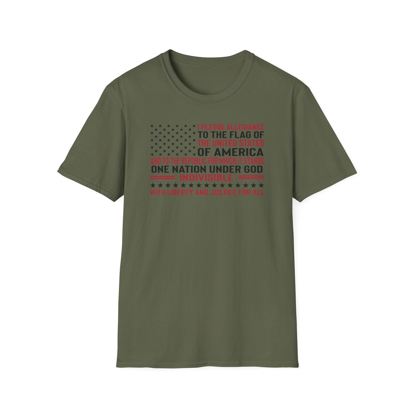 Pledge of Allegiance Cotton Tee Shirt