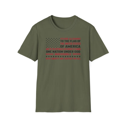Pledge of Allegiance Cotton Tee Shirt