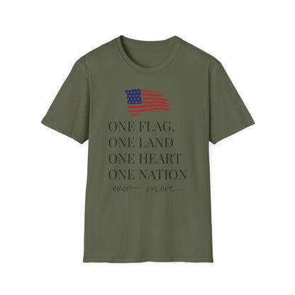 One Flag Cotton Tee Shirt