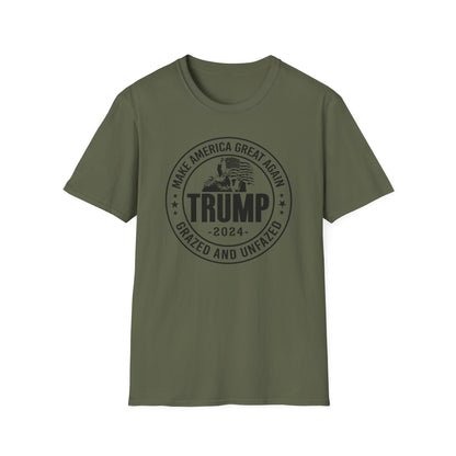 Trump - Grazed and Unfazed Cotton Tee Shirt