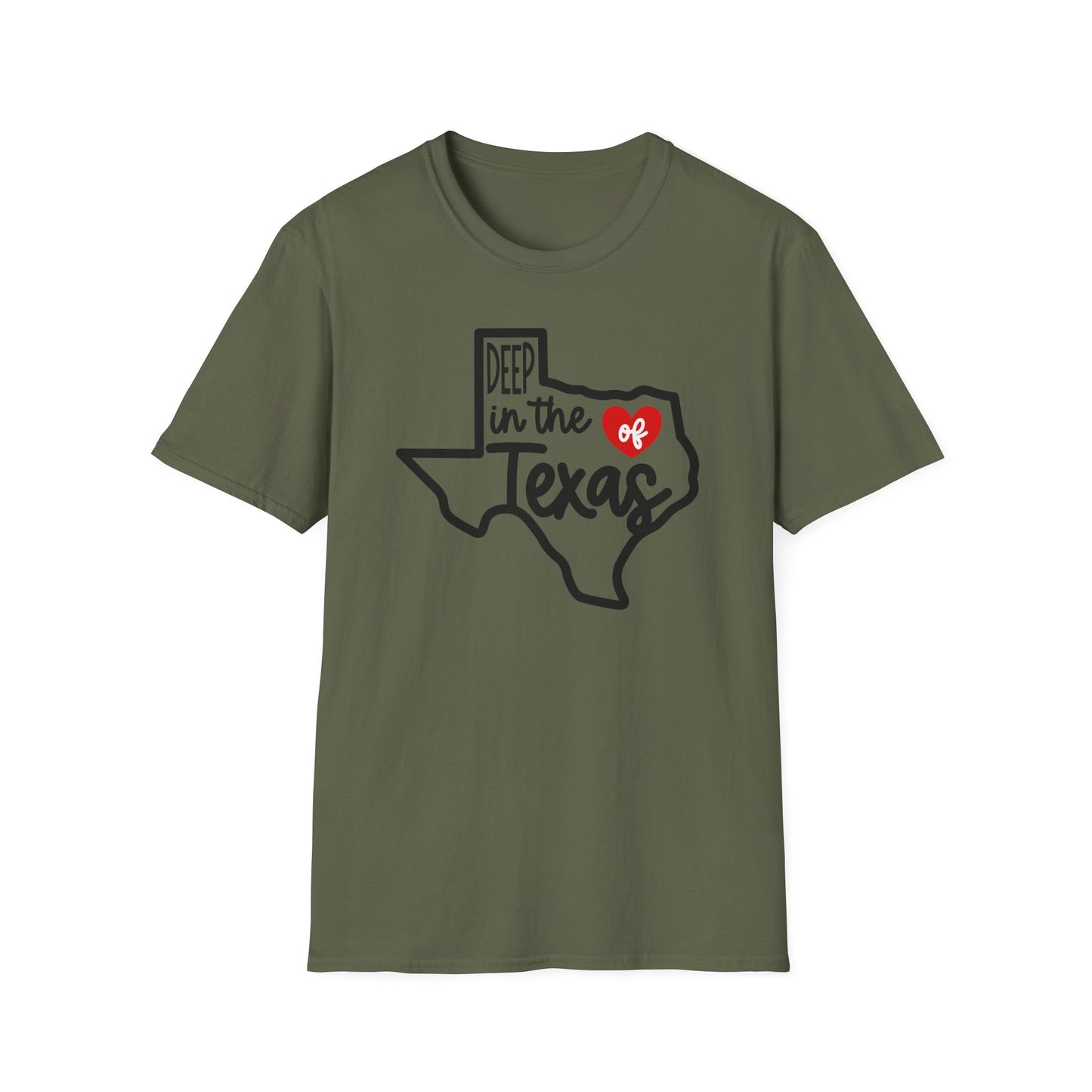 Deep in the Heart of Texas Cotton Tee Shirt