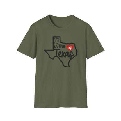 Deep in the Heart of Texas Cotton Tee Shirt