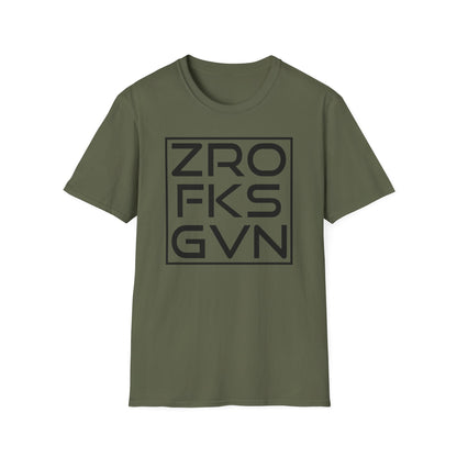 Zero Fucks Given Cotton Tee Shirt