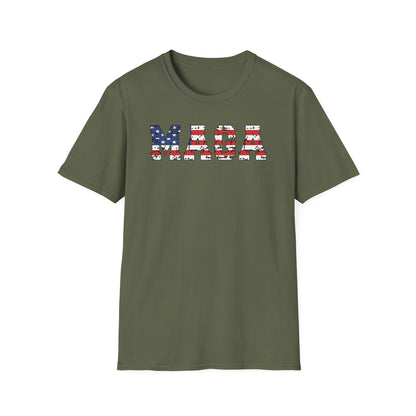 MAGA USA Flag Cotton Tee Shirt