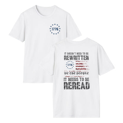 It Doesn't Need To Be Rewritten Cotton Tee Shirt