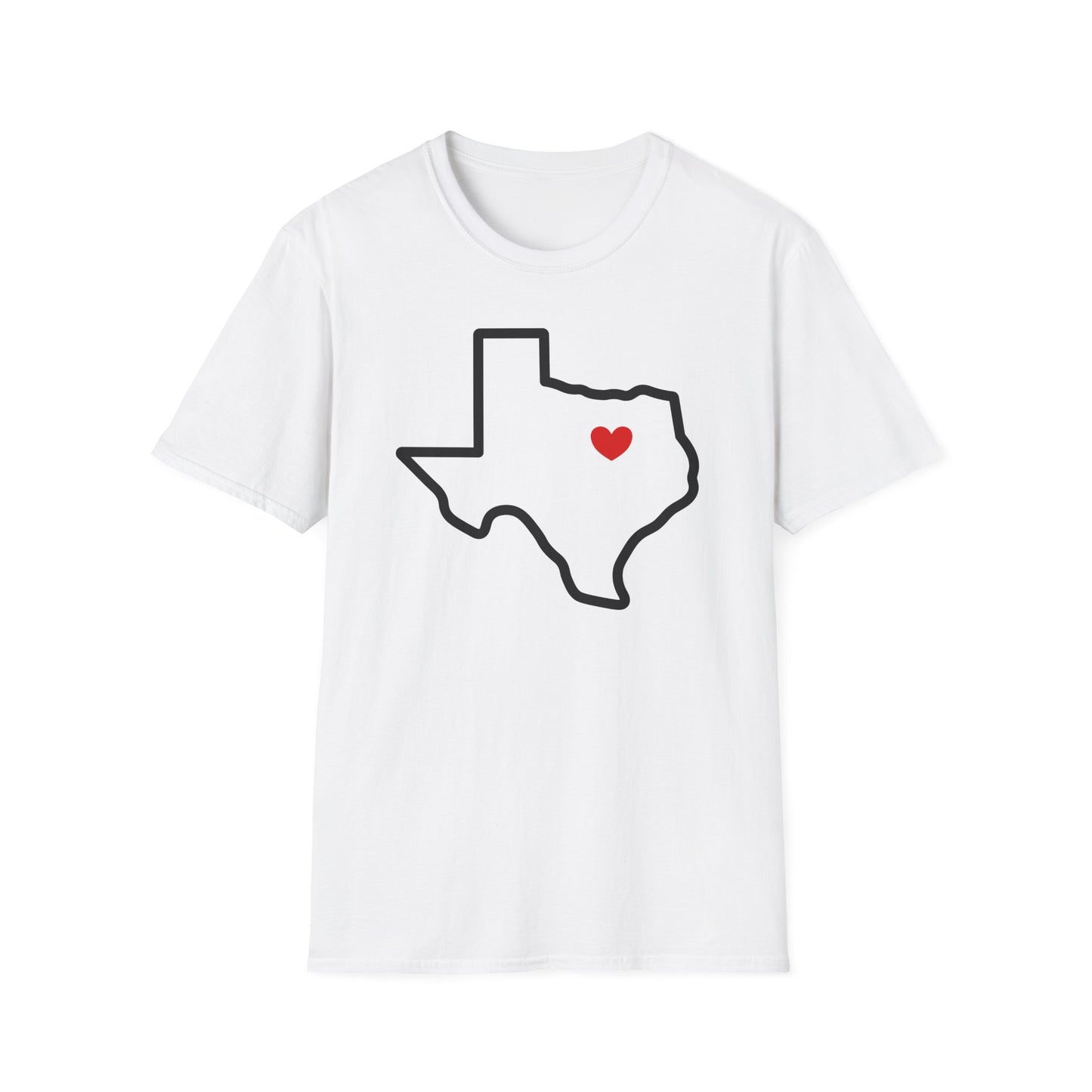 Dallas Heart Cotton Tee Shirt