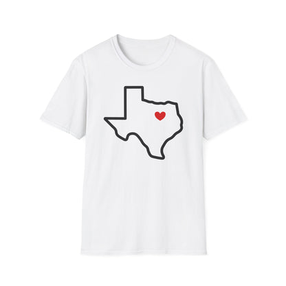 Dallas Heart Cotton Tee Shirt