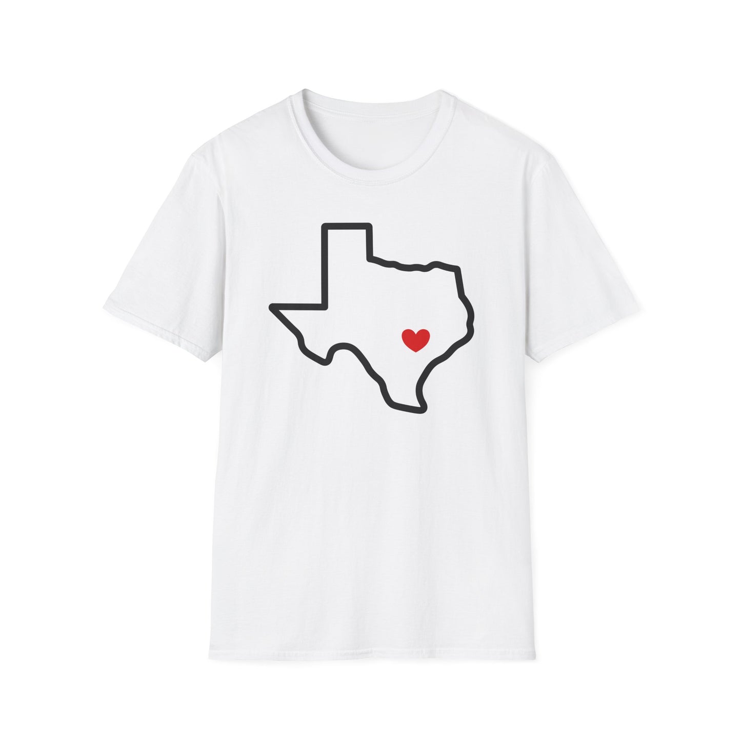 Austin Heart Cotton Tee Shirt