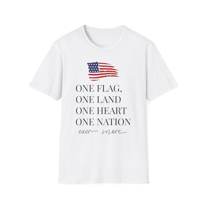 One Flag Cotton Tee Shirt