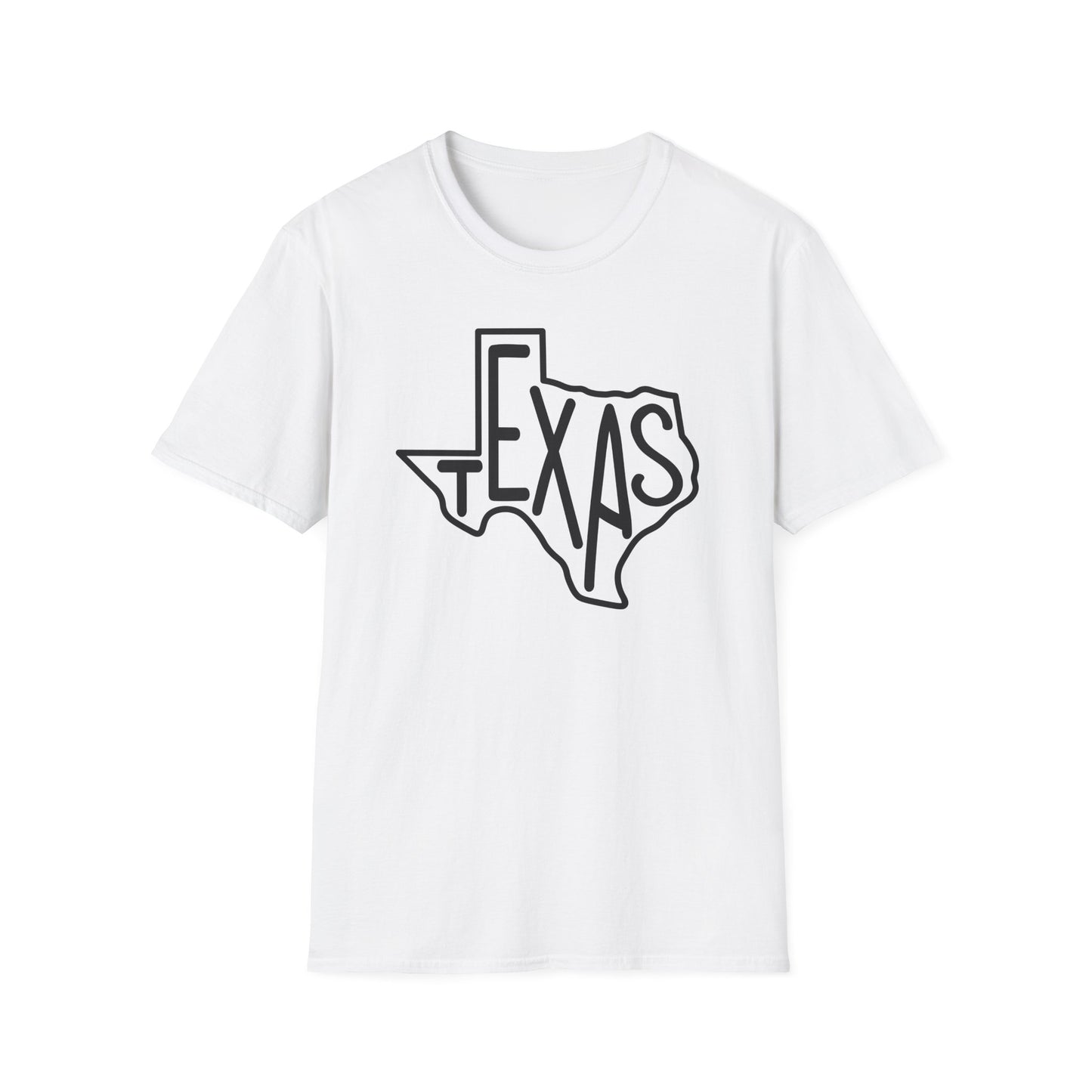 Texas in Texas Cotton Tee Shirt