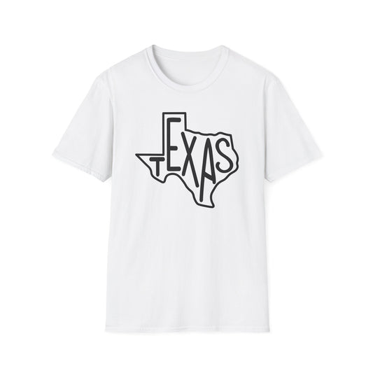 Texas in Texas Cotton Tee Shirt