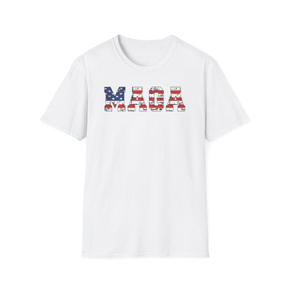 MAGA USA Flag Cotton Tee Shirt