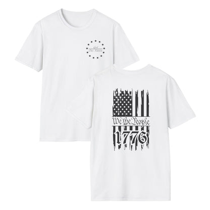 One Nation Under God - We the People Cotton Tee Shirt