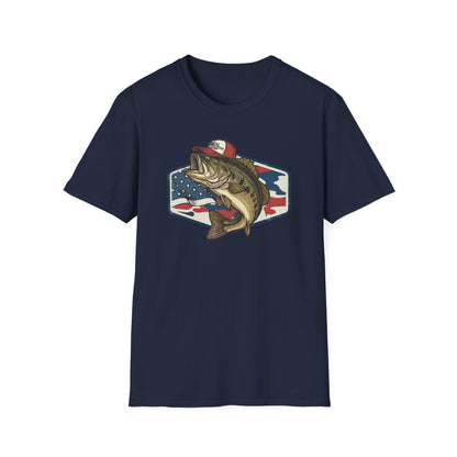 1776 Fish Cotton Tee Shirt