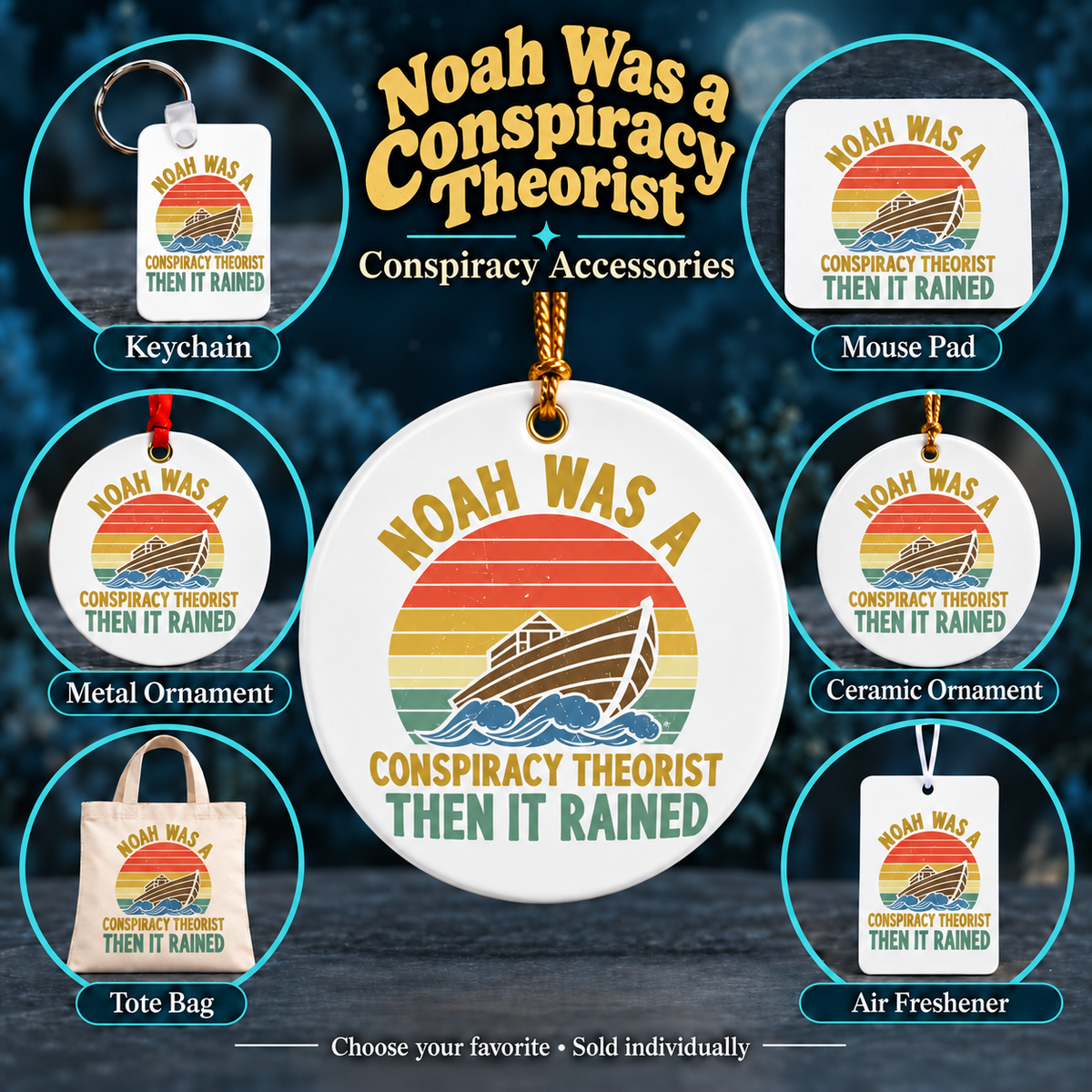 Noah Was a Conspiracy Theorist — Retro | noah-retro-accessories-0.png
