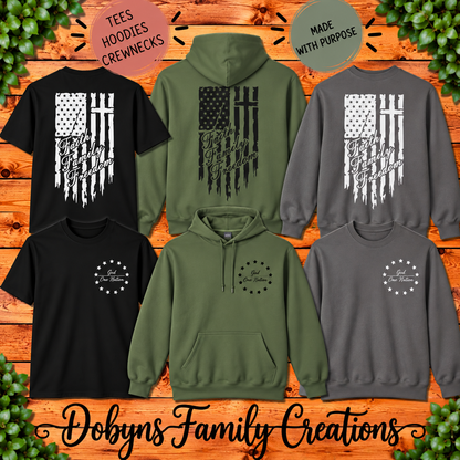 Faith Family Freedom | Christian Patriotic Shirt, Crewneck & Hoodie