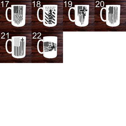 USA Flag Mugs