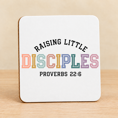 Raising Little Disciples — Square MDF Coaster