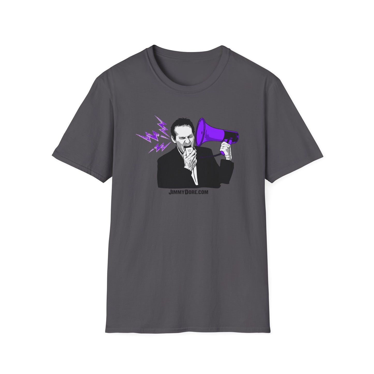 Jimmy Dore Bullhorn Logo Cotton Tee Shirt