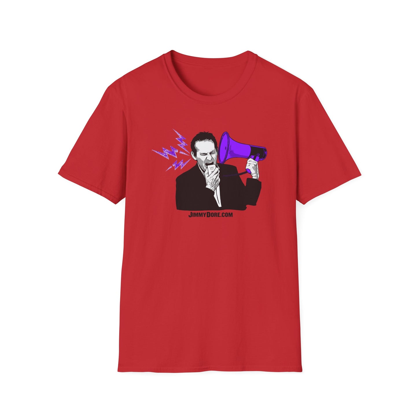 Jimmy Dore Bullhorn Logo Cotton Tee Shirt