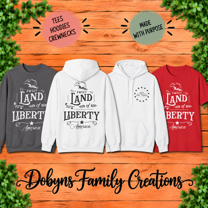 Sweet Land of Liberty | American Eagle Shirt, Crewneck & Hoodie