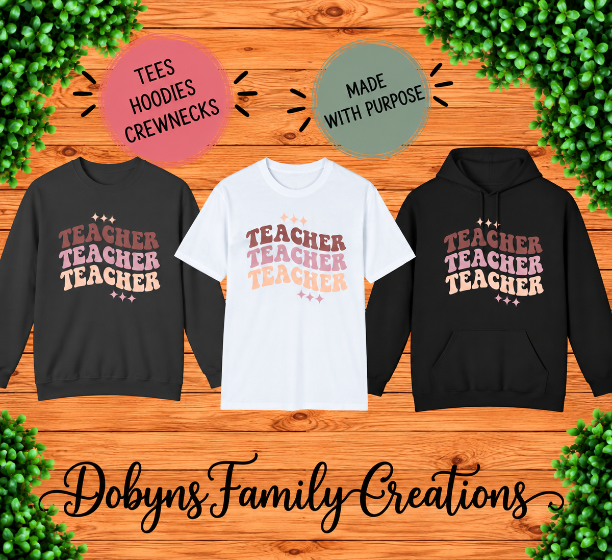 Teacher Teacher Teacher | Retro Teacher Shirt, Crewneck & Hoodie
