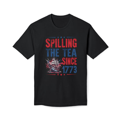 Spilling The Tea Since 1773 Cotton Tee Shirt