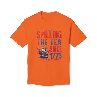 Spilling The Tea Since 1773 Cotton Tee Shirt