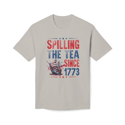 Spilling The Tea Since 1773 Cotton Tee Shirt